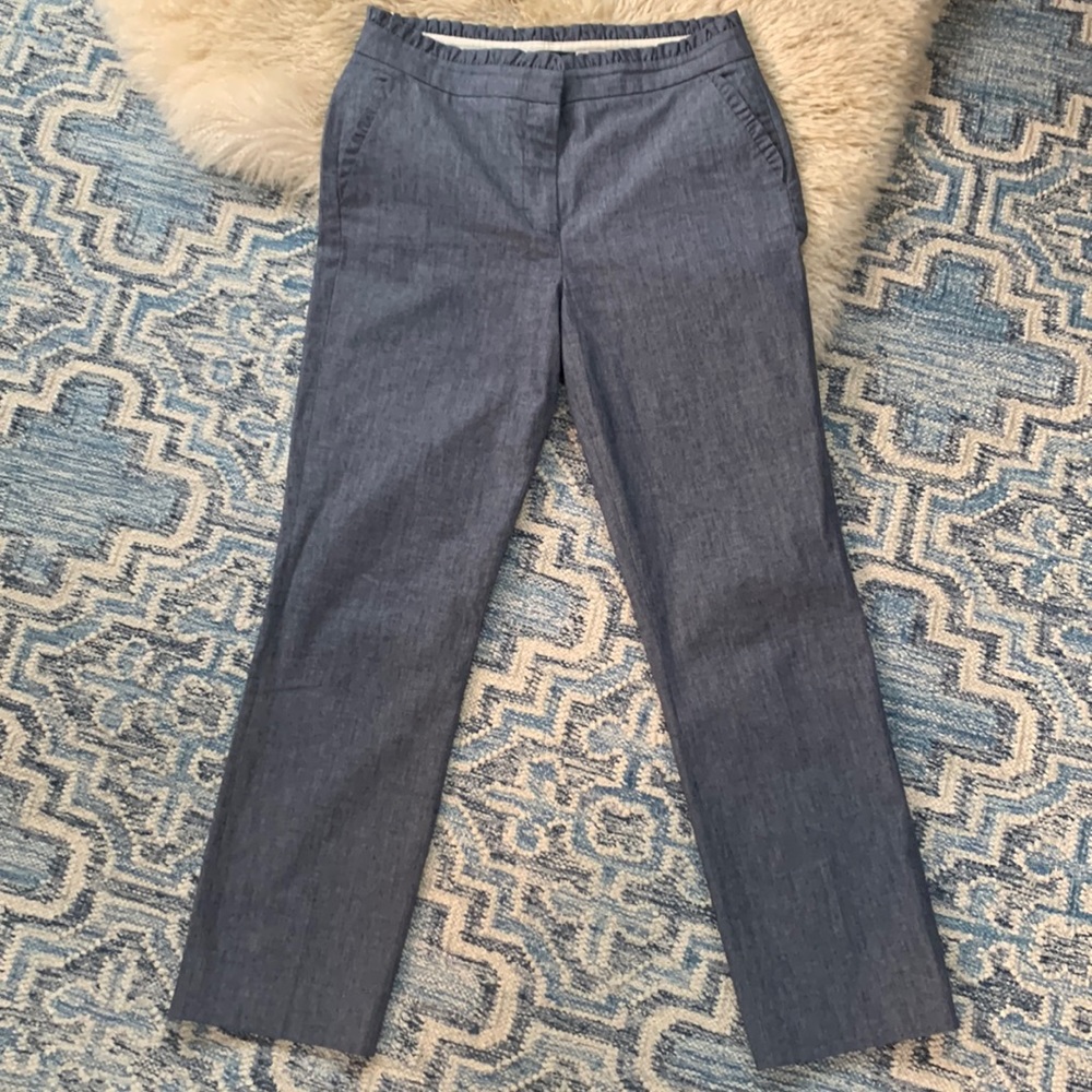 J.Crew Chambray Ankle Pant